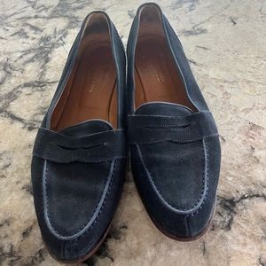 Ralph Lauren Blue Suede Loafers